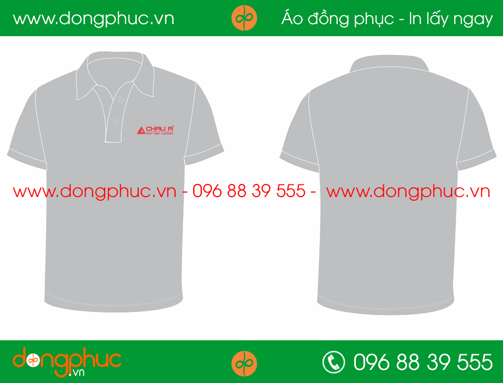 Áo phông đồng phục công ty Châu Á